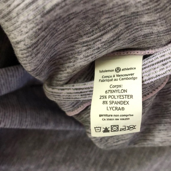 Lululemon Vinyasa Scarf Lilac Wee Stripe Rulu - Picture 5 of 5